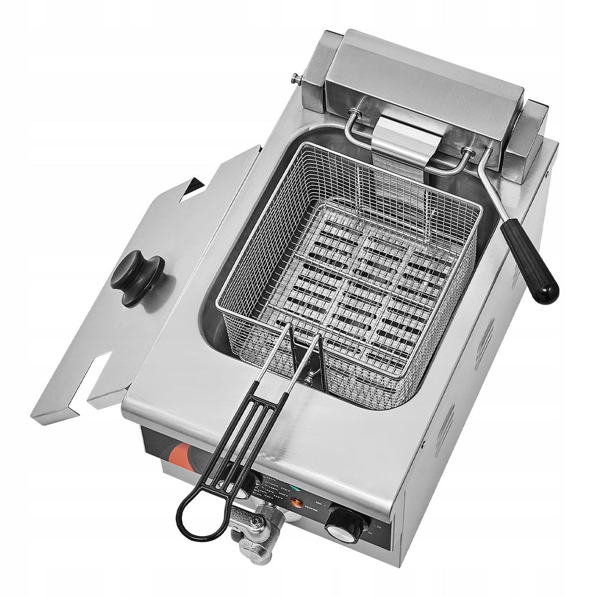 FRYTKOWNICA ELEKTRYCZNA VEVOR 3000W 5.9L KOSZ STAL NIERDZEWNA PROFESJONALNA