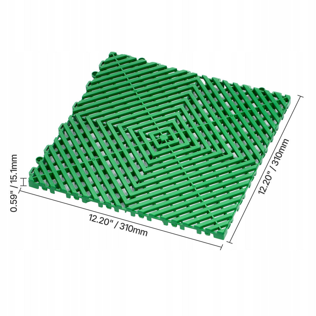MATA DRENAŻOWA VEVOR 50 SZT 31X31 CM PP BLOKUJĄCA ANTYPOŚLIZGOWA PREMIUM