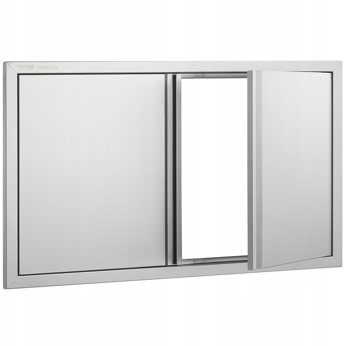 PROFESJONALNE DRZWI DOSTĘPOWE DO GRILLA VEVOR 914X534 MM STAL NIERDZEWNA