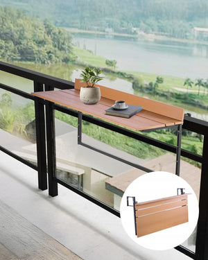 VEVOR SKŁADANY STOLIK WISZĄCY NA BALKON 1000X345MM REGULOWANY MOCNY