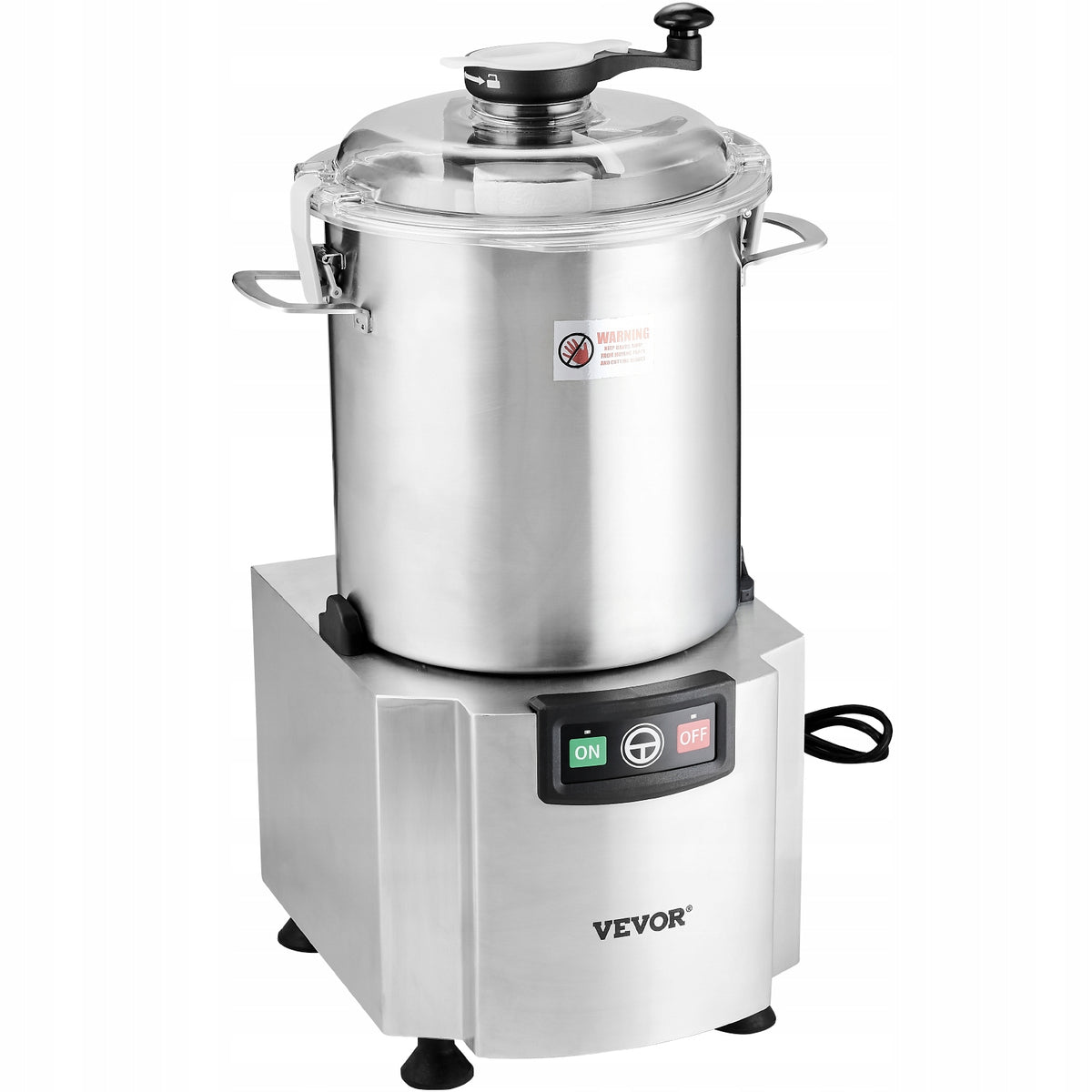 PROFESJONALNY ROBOT KUCHENNY VEVOR 18L 1500W SIEKACZ DO WARZYW STAL
