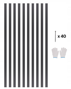 OBRZEŻE OGRODOWE VEVOR ALUMINIOWE 10 SZT 1524X43X1.6MM MOCNE I TRWAŁE