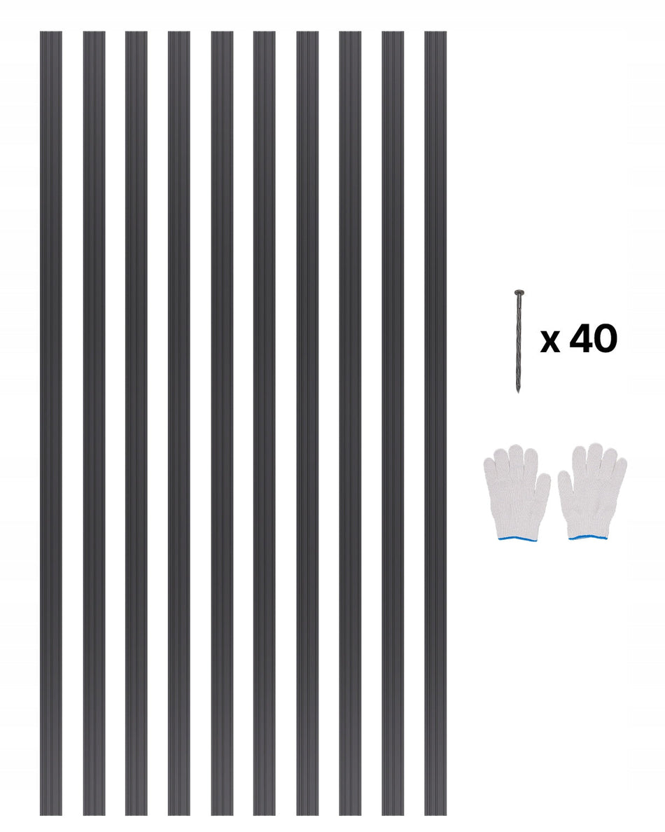 OBRZEŻE OGRODOWE VEVOR ALUMINIOWE 10 SZT 1524X43X1.6MM MOCNE I TRWAŁE