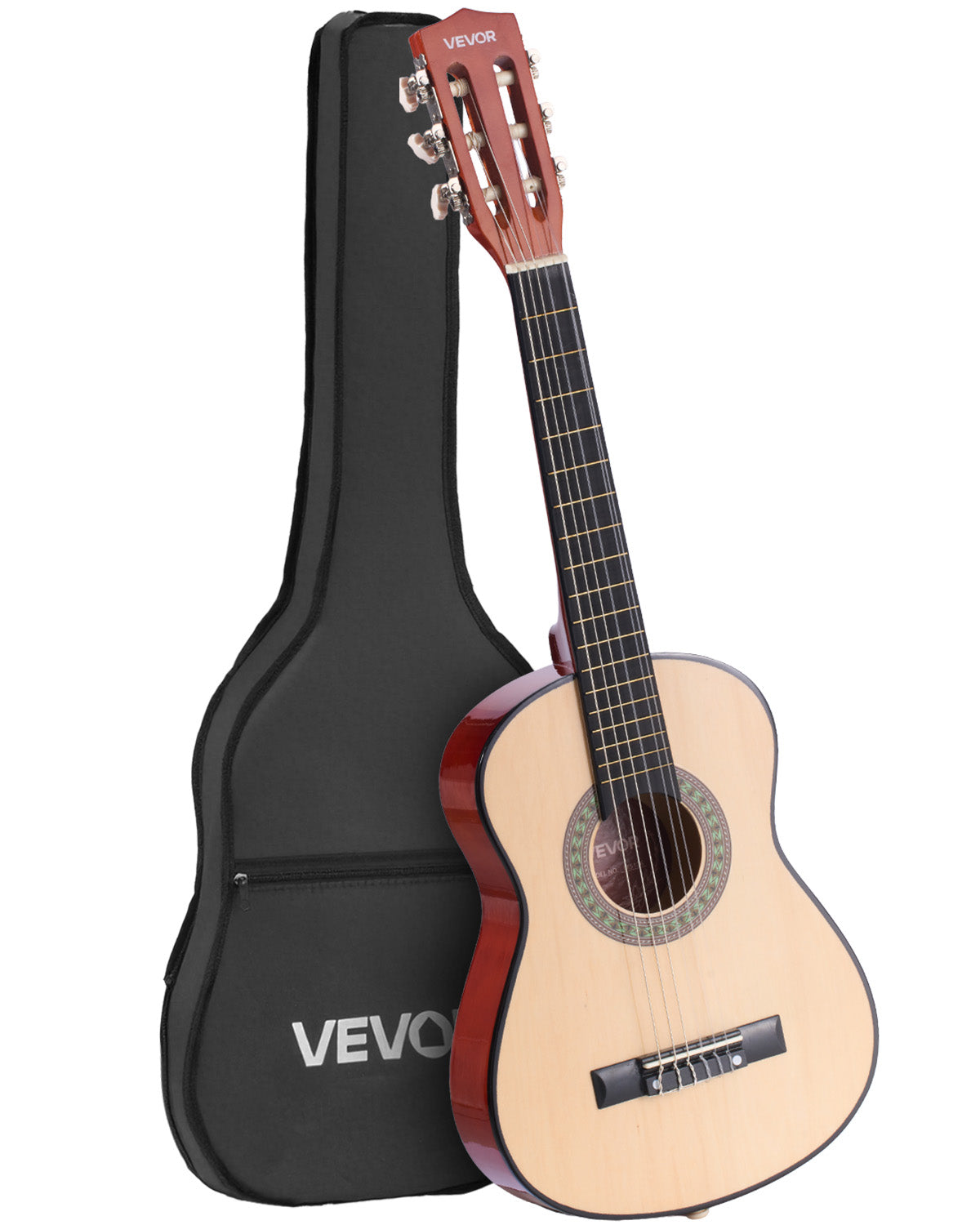 VEVOR GITARA KONCERTOWA 780 MM ZESTAW STARTOWY NAJLEPSZY DLA POCZĄTKUJĄCYCH