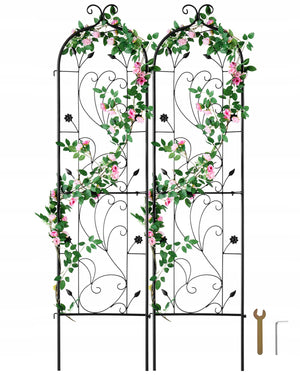VEVOR ZESTAW 2 METALOWYCH KRATEK 38X152 CM ODPORNYCH NA RDZĘ DO KWIATÓW