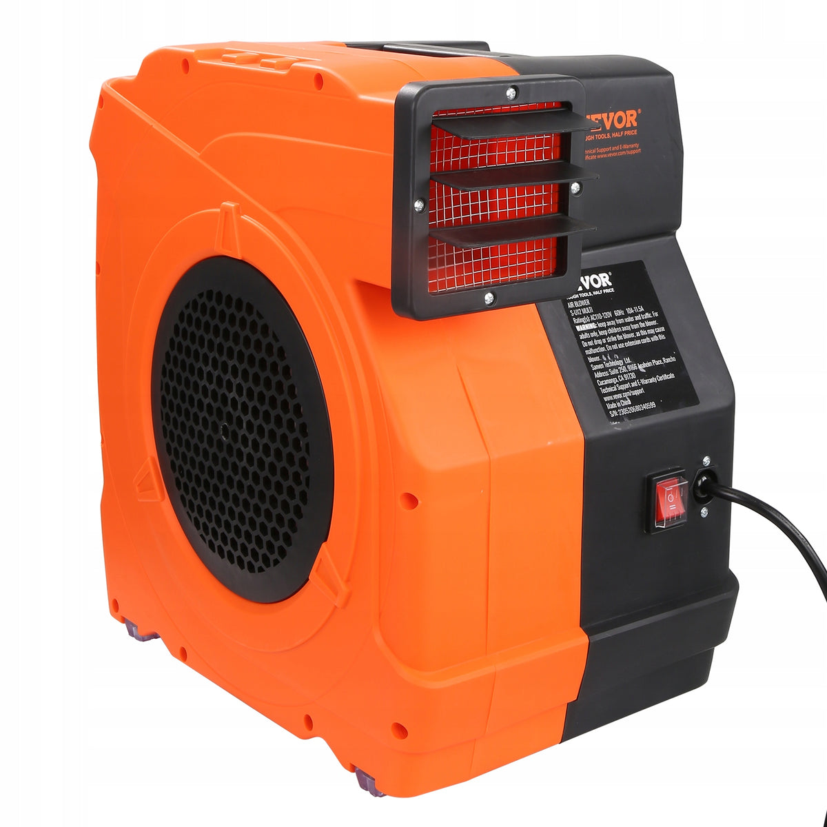 DMUCHAWA VEVOR 1100W 770 M3 H PROFESJONALNA POMPA POWIETRZA DO DMUCHANYCH