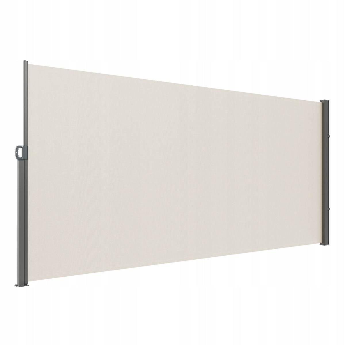 MARKIZA BOCZNA VEVOR 180X350 CM BEŻOWA PREMIUM WYSUWANA PATIO EKRAN SOLIDNA