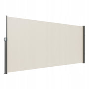 MARKIZA BOCZNA VEVOR 180X350 CM BEŻOWA PREMIUM WYSUWANA PATIO EKRAN SOLIDNA