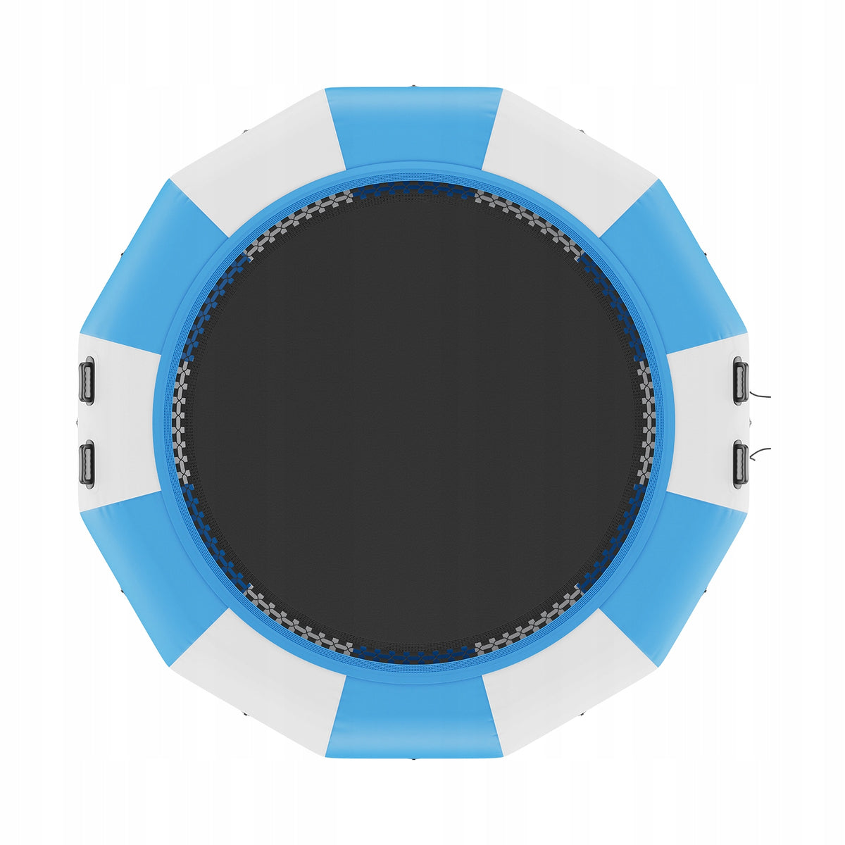 VEVOR NADMUCHIWANA TRAMPOLINA WODNA 13FT Z DRABINKĄ POMPA 600W PREMIUM