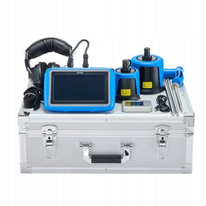 PROFESJONALNY DETEKTOR WYCIEKÓW WODY VEVOR 1HZ-10000HZ 7 CALI 8000MAH