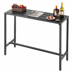 STÓŁ BAROWY VEVOR 120X37 5X98 CM SOLIDNY METALOWY BLAT WODOODPORNY