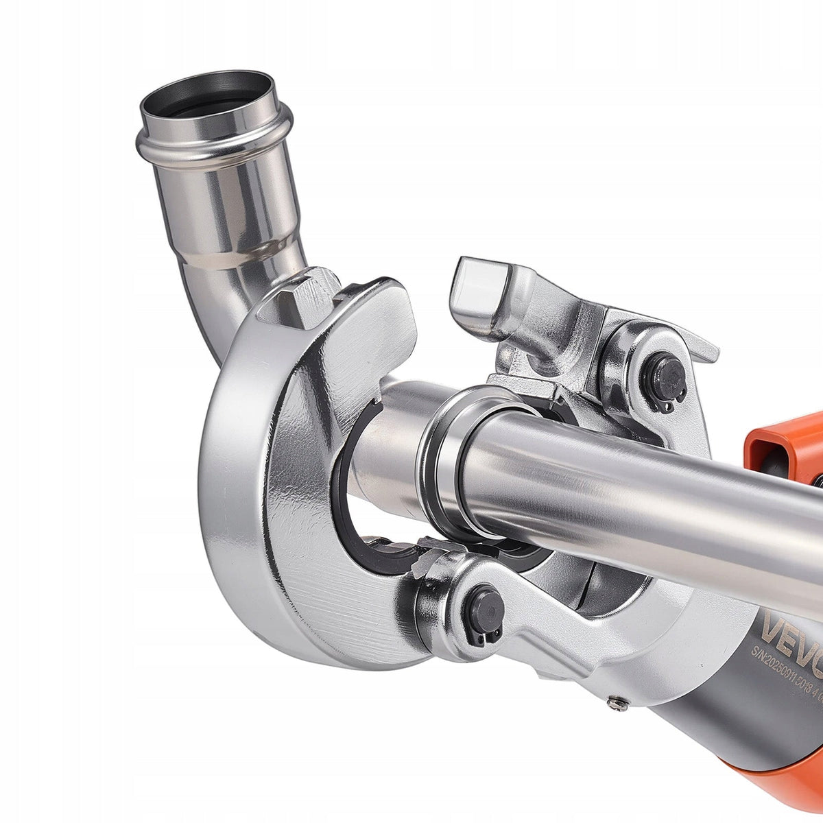PRASA HYDRAULICZNA V-CONTOUR VEVOR DO RUR STAL NIERDZEWNA 5 SZCZĘK MOCNA