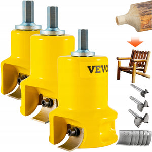 PREMIUM ZESTAW FREZÓW CZOPOWYCH FORSTNERA VEVOR 25 4 38 50 8 MM 2 OSTRZA