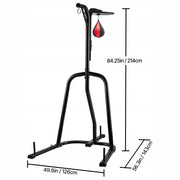 VEVOR 2 W 1 STOJAK NA WOREK BOKSERSKI REGULOWANY MOCNY STALOWY 140LBS