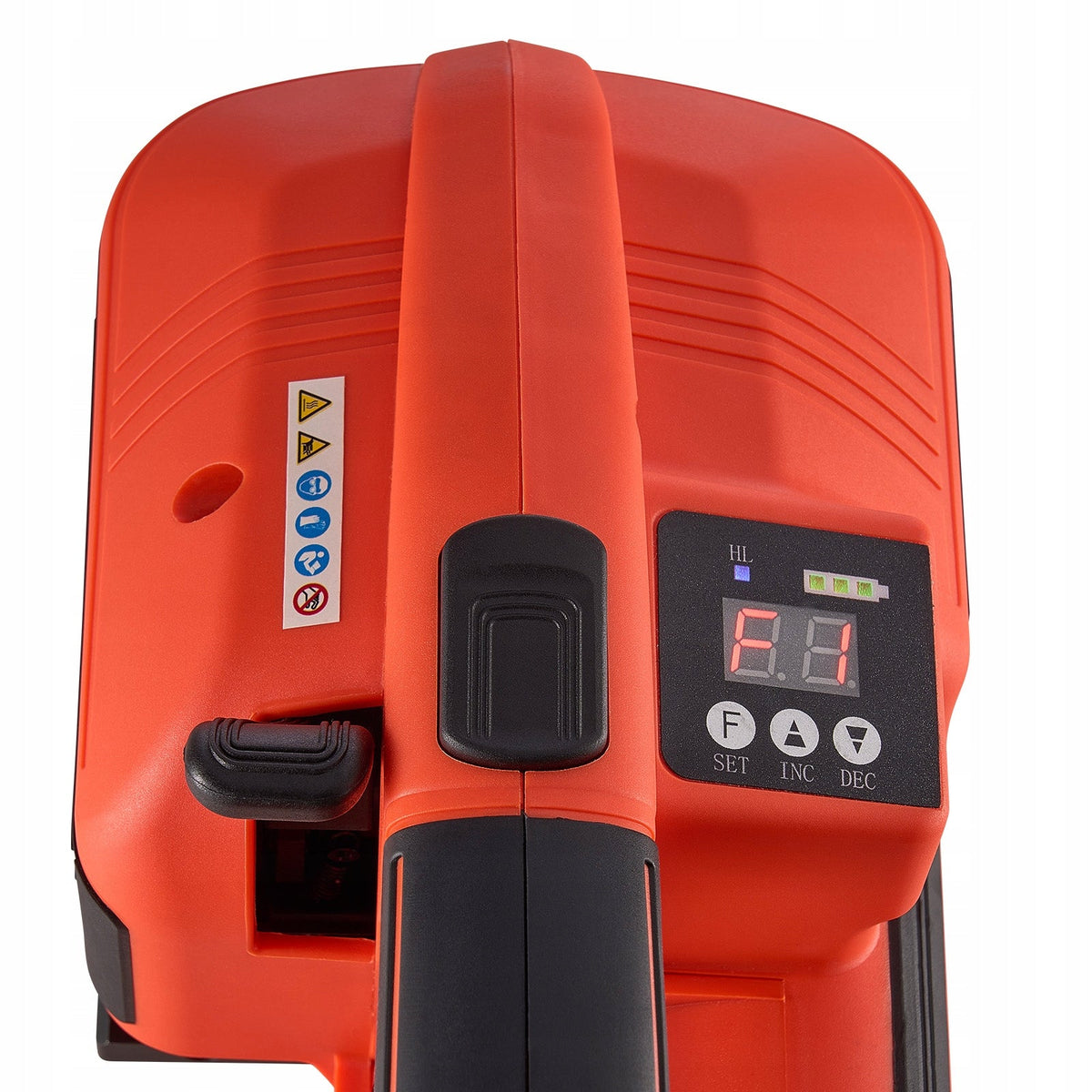 VEVOR URZĄDZENIE DO SPINANIA TAŚMĄ BATERYJNE 2X4000MAH CYFROWY PANEL