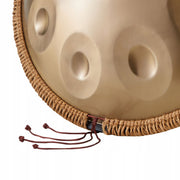 PROFESJONALNY BĘBEN VEVOR HANDPAN 55 CM 9 TONÓW 432 HZ D-MOLL ZŁOTY