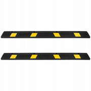 VEVOR STOPERY PARKINGOWE 2 SZT 184X16X11 CM GUMA ODBLASKOWE MOCNE