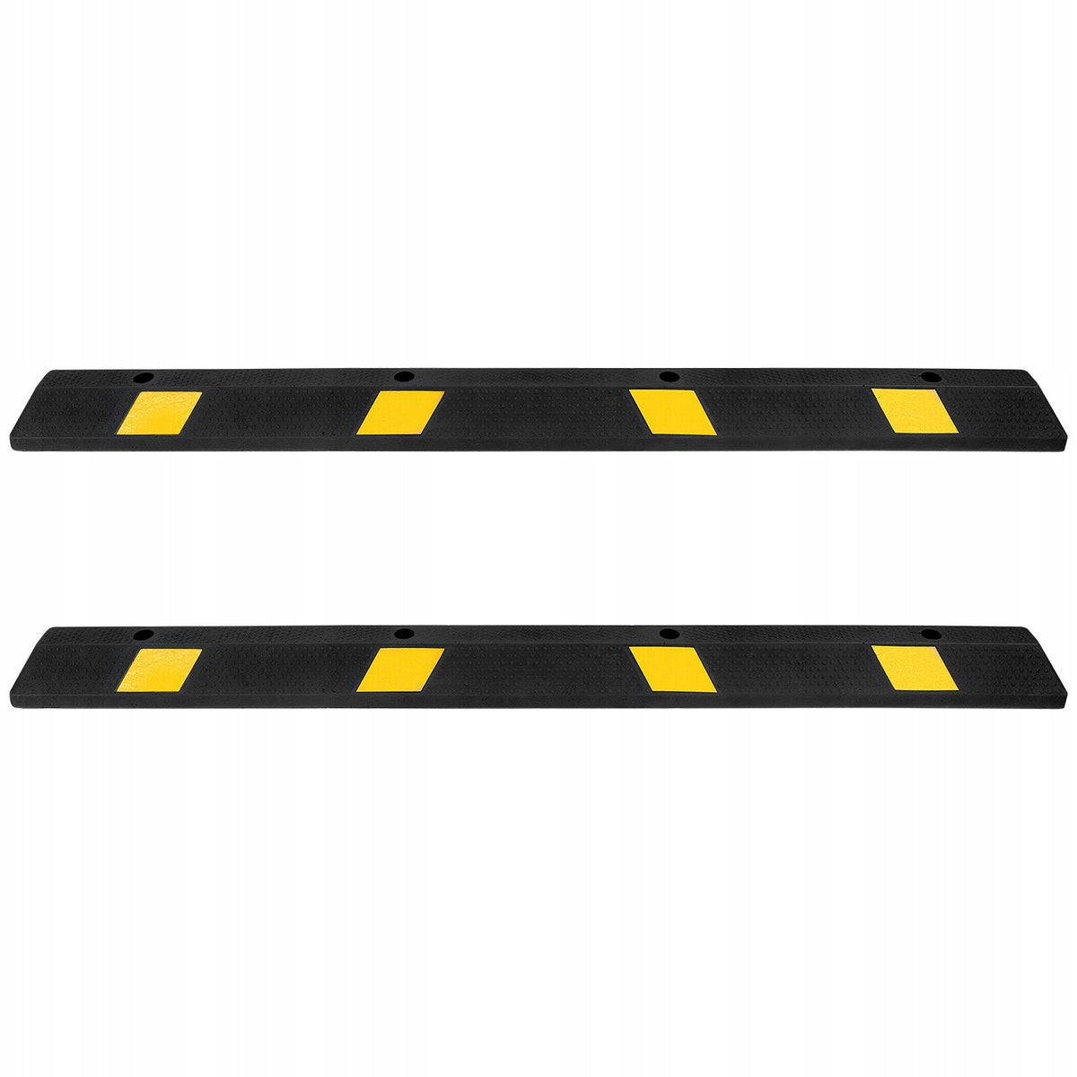 VEVOR STOPERY PARKINGOWE 2 SZT 184X16X11 CM GUMA ODBLASKOWE MOCNE