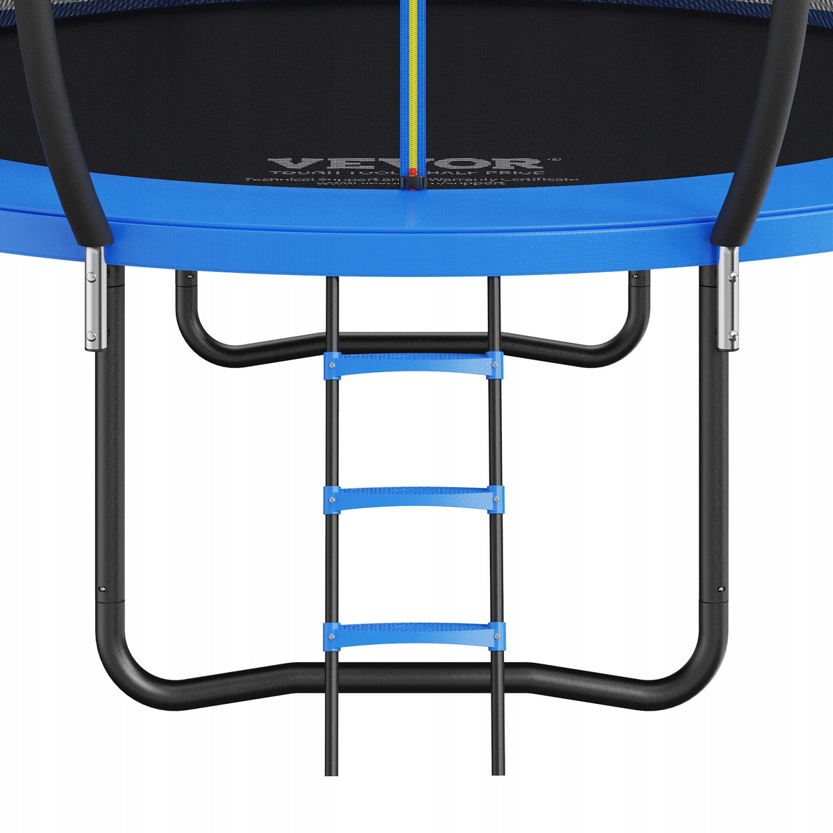 TRAMPOLINA OGRODOWA VEVOR 14FT Z SIATKĄ I DRABINKĄ 96 CM MOCNA I STABILNA