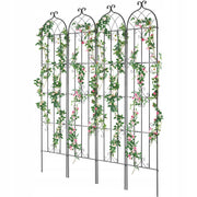 VEVOR PODPORA DO ROŚLIN PNĄCYCH 4 METALOWE KRATKI 51X220 CM SOLIDNA