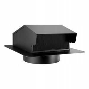 KRATKA WENTYLACYJNA VEVOR Z OSŁONĄ 360X320X190 MM CZARNA PREMIUM SPCC
