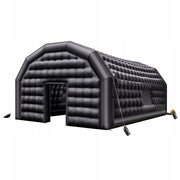 NADMUCHIWANY NAMIOT IMPREZOWY VEVOR 9X6X4M CZARNY 1100W DUŻY I TRWAŁY
