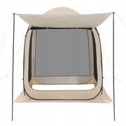 NAMIOT KEMPINGOWY VEVOR 182X182X219 CM ROZKŁADANY 4-6 OSÓB BEŻOWY PREMIUM