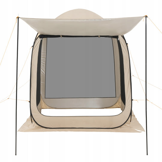 NAMIOT KEMPINGOWY VEVOR 182X182X219 CM ROZKŁADANY 4-6 OSÓB BEŻOWY PREMIUM
