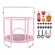 VEVOR TRAMPOLINA DZIECIĘCA MINI 147 CM Z SIATKĄ I KOSZYKÓWKĄ REGULOWANA