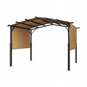 PERGOLA VEVOR 3X3 M ŁUKOWA ALTANA OGRODOWA ZADASZENIE WODOODPORNE SOLIDNA