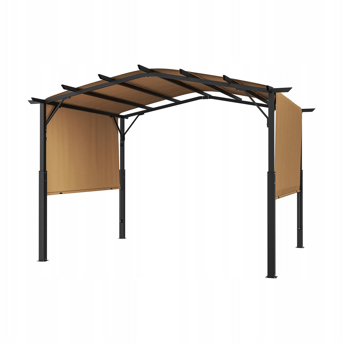 PERGOLA VEVOR 3X3 M ŁUKOWA ALTANA OGRODOWA ZADASZENIE WODOODPORNE SOLIDNA