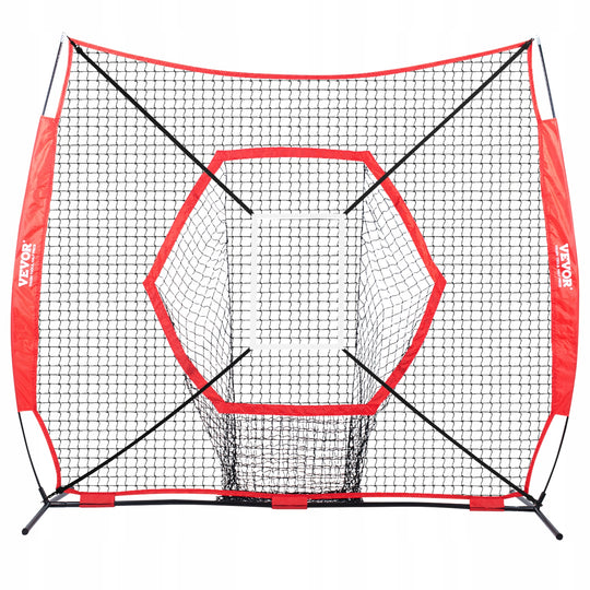 PROFESJONALNA SIATKA DO ĆWICZEŃ BASEBALLU I SOFTBALLU VEVOR 213X158X211 CM