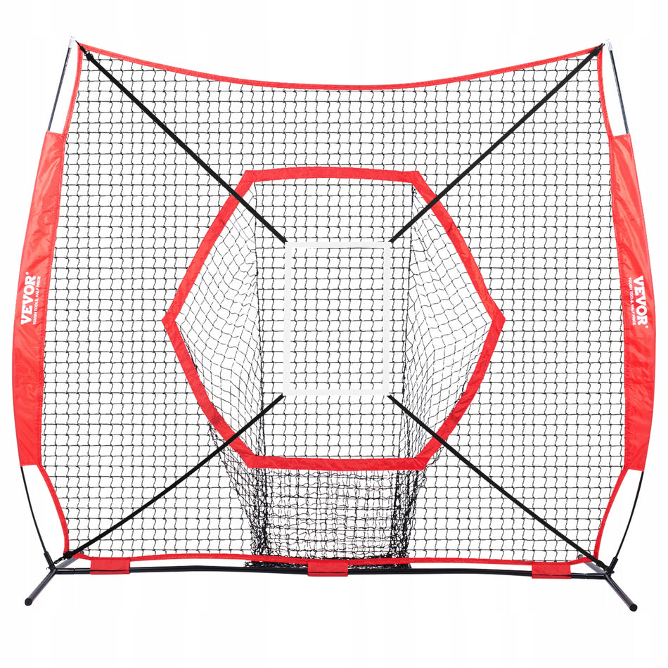 PROFESJONALNA SIATKA DO ĆWICZEŃ BASEBALLU I SOFTBALLU VEVOR 213X158X211 CM