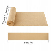 VEVOR TKANINA JUTOWA ROLKA 14X900CM NATURALNA 50X50 MOCNA SOLIDNA