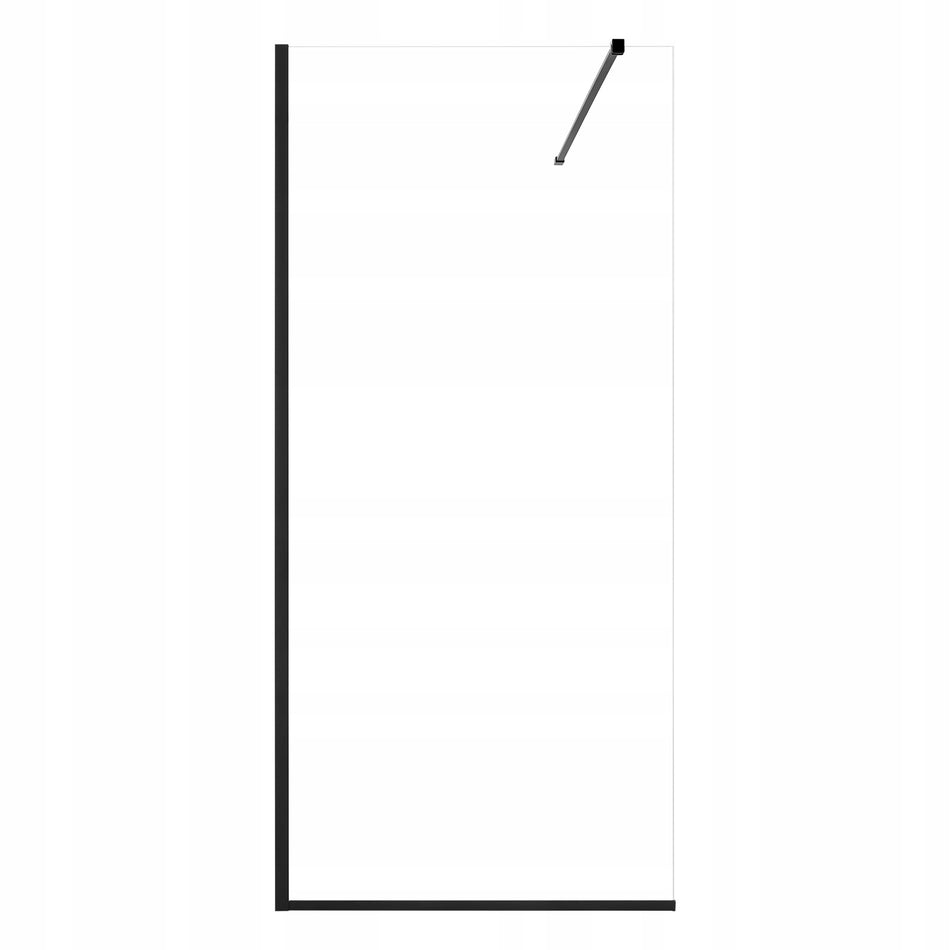 VEVOR STAŁA SZKLANA ŚCIANKA PRYSZNICOWA 864X1870 MM PÓŁRAMKOWA PREMIUM