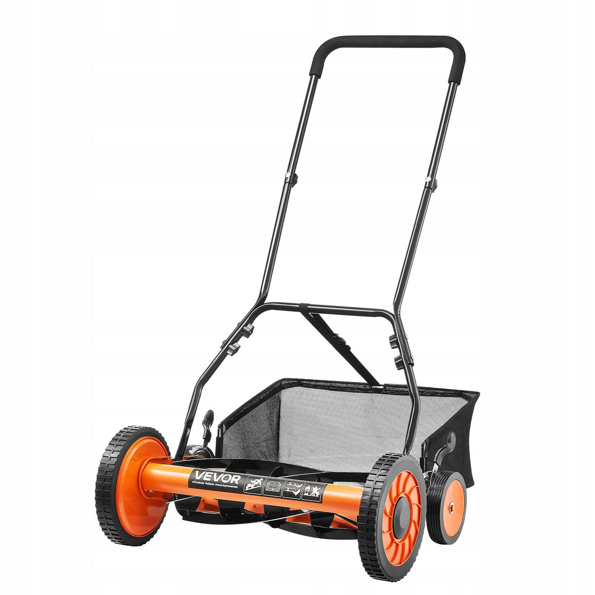 PROFESJONALNA KOSIARKA BĘBNOWA VEVOR 450 MM 5 OSTRZY REGULACJA 35-62 MM
