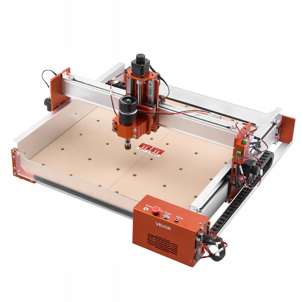 FREZARKA CNC VEVOR 100W WRZECIONO 3-OSIOWA DUŻY OBSZAR 400X400X95MM PREMIUM