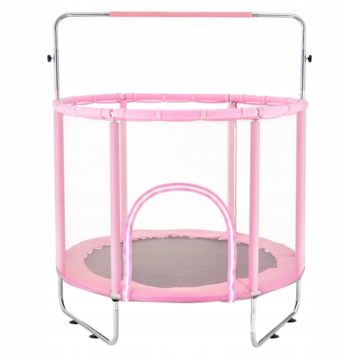 VEVOR TRAMPOLINA DZIECIĘCA MINI 147 CM Z SIATKĄ I KOSZYKÓWKĄ REGULOWANA