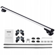 VEVOR UNIWERSALNY ALUMINIOWY BAGAŻNIK DACHOWY 135CM NOŚNOŚĆ 90KG ZAMEK