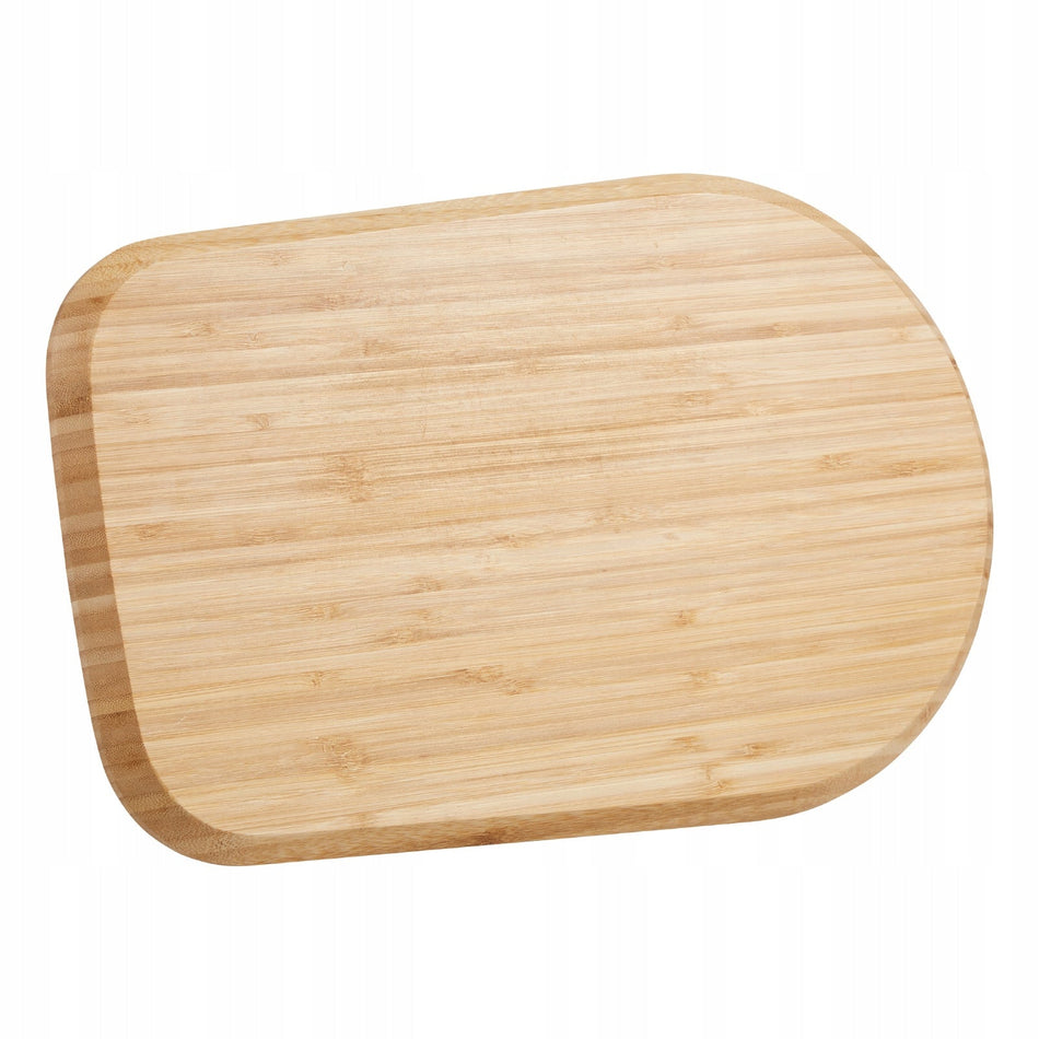 DESKA VEVOR OWALNA 368X239X23MM PODSTAWA MIKSERA MOCNA NATURALNA DREWNIANA