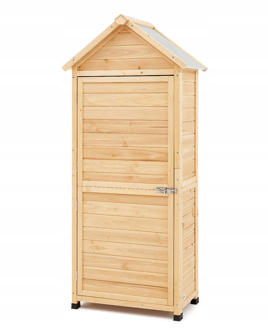 DOMEK OGRODOWY VEVOR 710X455X1600 MM DREWNIANA SZAFKA OGRODOWA SOLIDNA