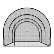 SIATKA DO KLATKI BASEBALL VEVOR PÓŁOKRĄGŁA 10058X3660X3000MM MOCNA SOLIDNA