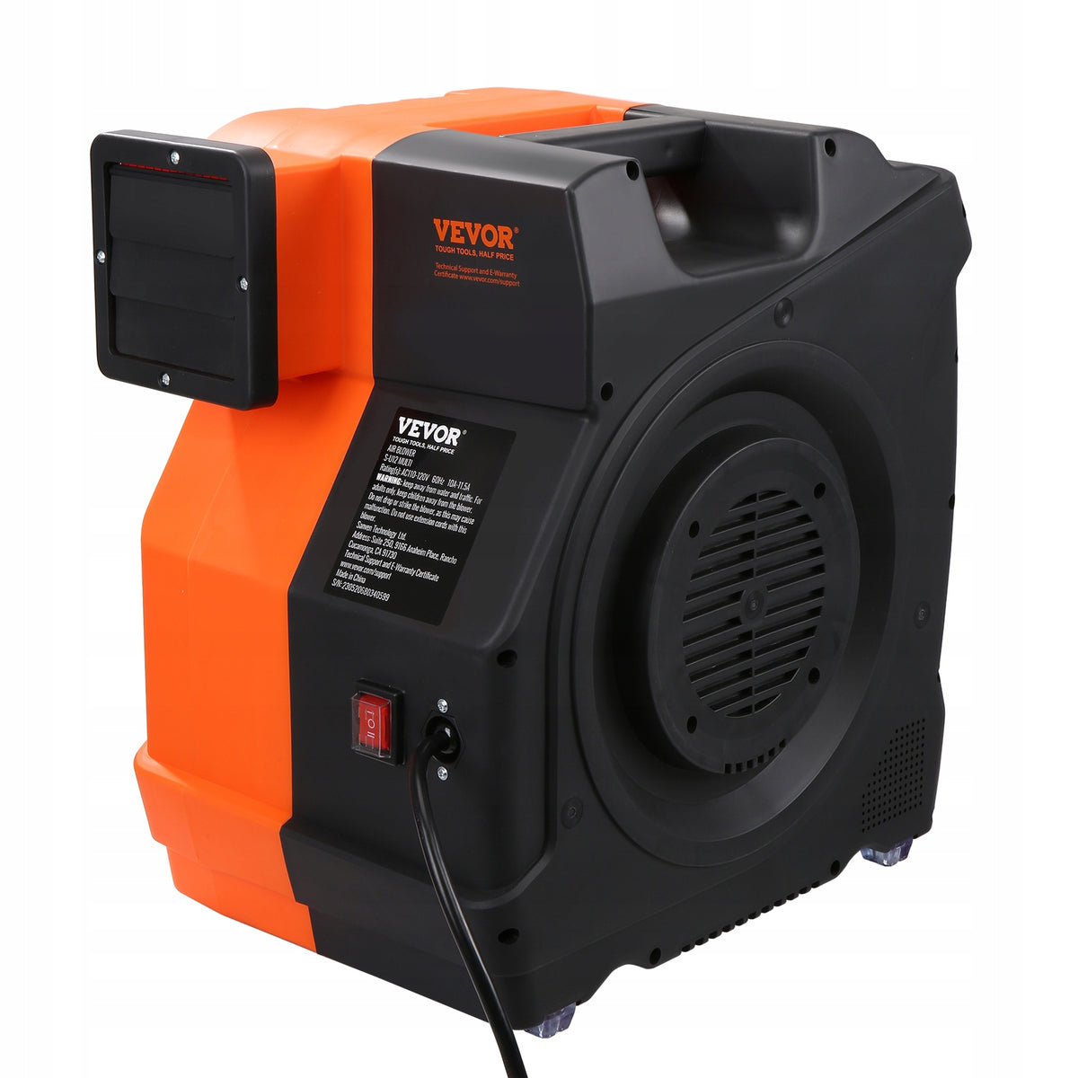 DMUCHAWA VEVOR 1100W 770 M3 H PROFESJONALNA POMPA POWIETRZA DO DMUCHANYCH