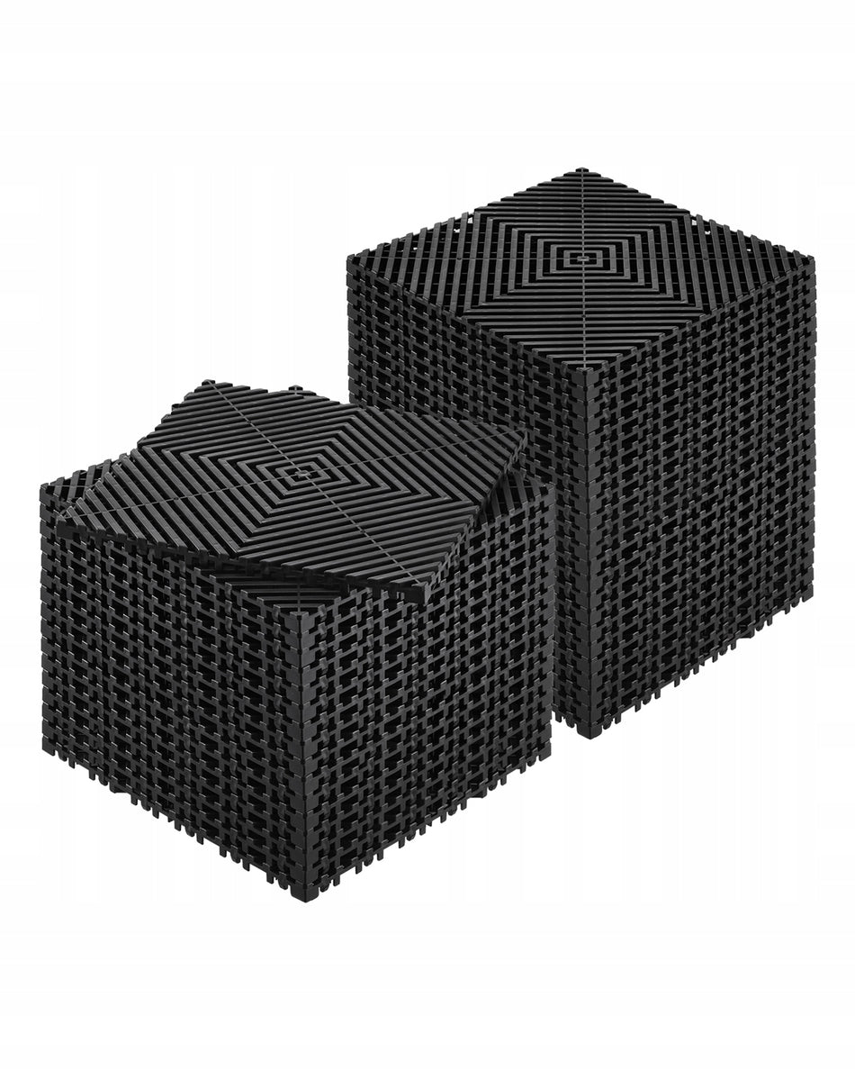 MATA DRENAŻOWA VEVOR 40 SZT 31X31 CM PP MOCNA GRUBA ANTYPOŚLIZGOWA