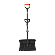 ŁOPATA DO ŚNIEGU VEVOR 455X320 MM MOCNY PLASTIK ALUMINIOWE OSTRZE D-UCHWYT