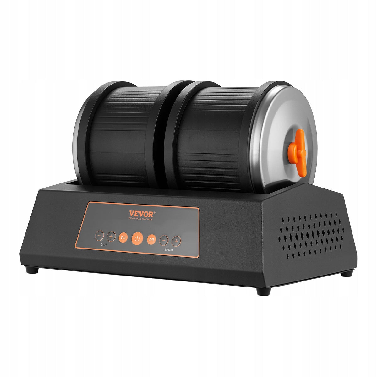POLERKA ELEKTRYCZNA VEVOR DO KAMIENIA PODWÓJNY BĘBEN 8LBS TIMER 9 DNI