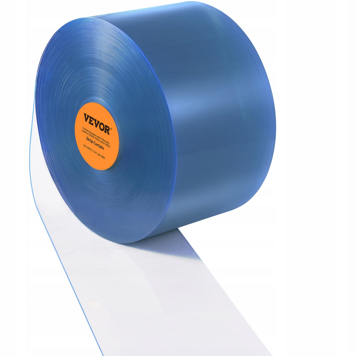 ZASŁONA PASKOWA VEVOR PCV 24M X 20CM X 2MM PRZEZROCZYSTA MOCNA TRWAŁA