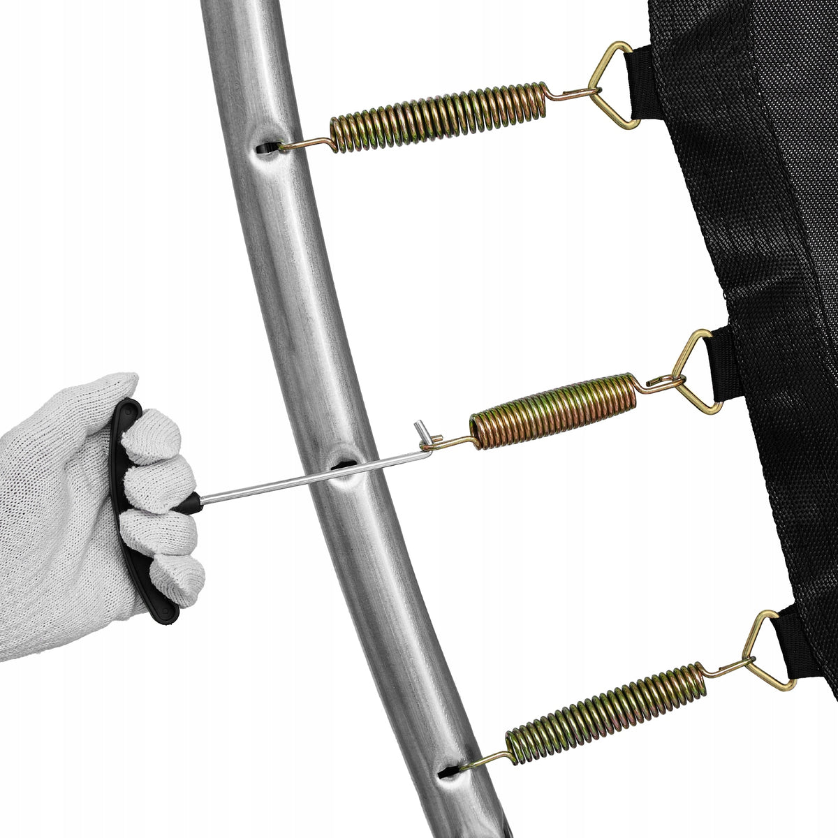 VEVOR MATA DO SKAKANIA DO TRAMPOLINY OKRĄGŁEJ 426CM 14FT WYMIENNA PREMIUM