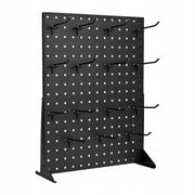 STOJAK EKSPOZYCYJNY VEVOR PEGBOARD 440X330X114 MM Z 15 HACZYKAMI SOLIDNY