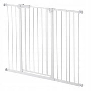 BRAMKA SCHODOWA VEVOR BABY GATE REGULOWANA 65-121 9 CM WYSOKA 91 4 CM BIAŁA
